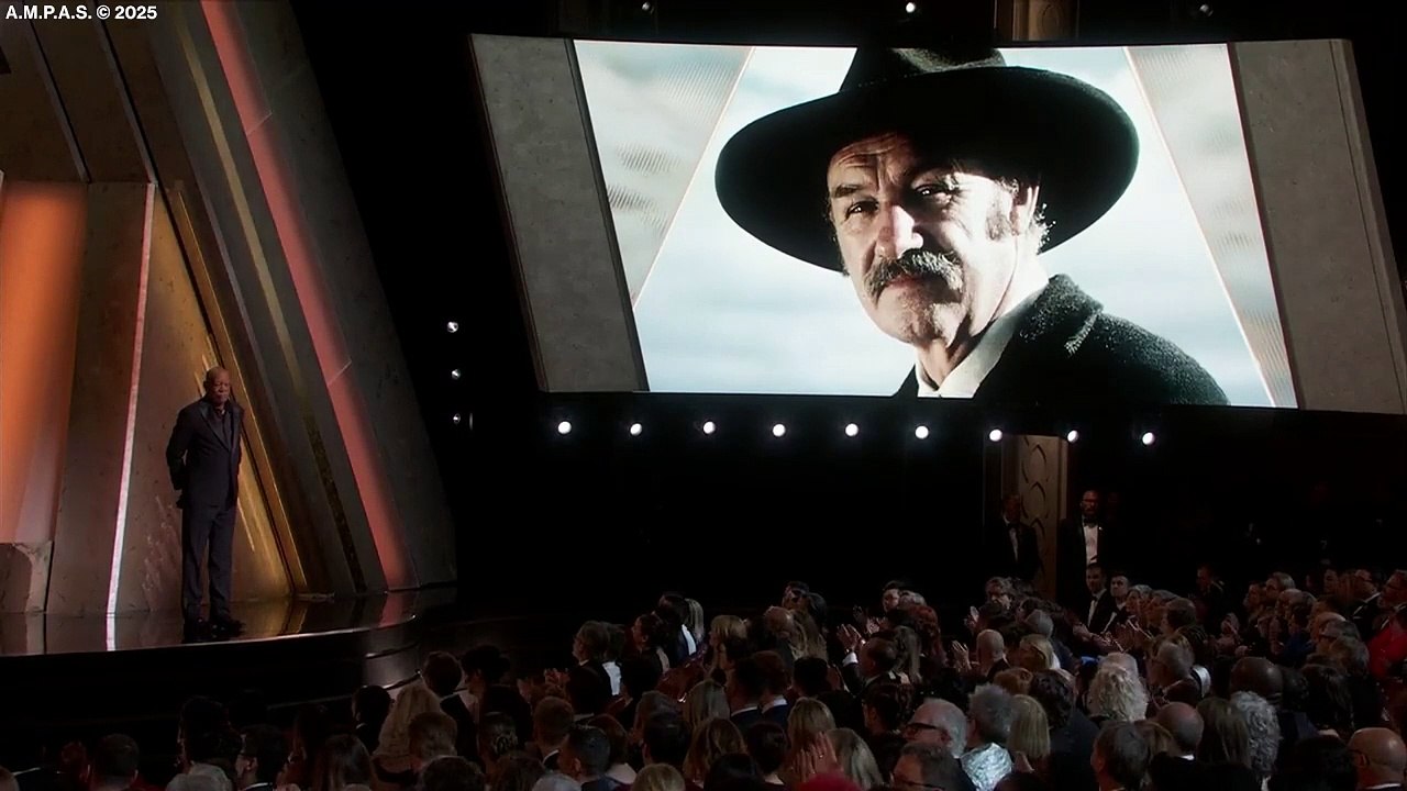 Oscars 2025 Morgan Freeman gives heartfelt eulogy for friend Gene Hackman
