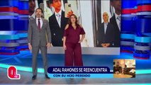 Adal Ramones se encontró con su hijo perdido