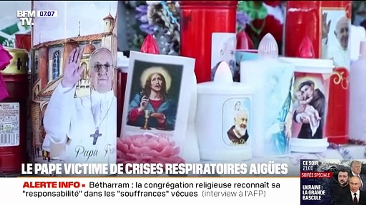 L'état de santé du pape François inquiète après ses deux épisodes d'insuffisance respiratoire aiguë