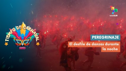 En Bolivia bailarines rinden su devoción a la Virgen del Socavón