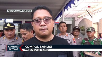 Detik-detik Kebakaran Bank Jateng Cabang Klaten