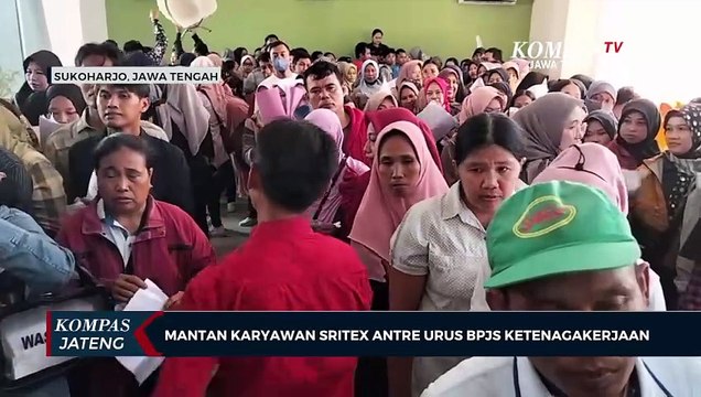 Mantan Karyawan Sritex Antre Urus BPJS Ketenagakerjaan