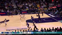LaMelo Ball finds Bridges with a half-court alley-oop