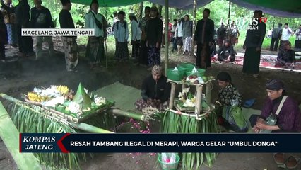 Resah Tambang Ilegal di Merapi, Warga Gelar Umbul Donga