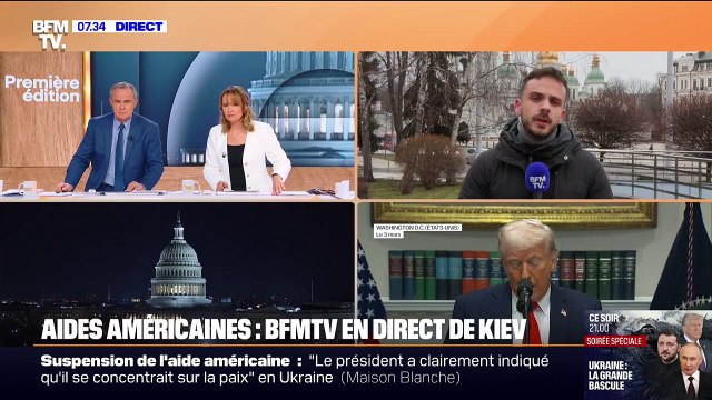 Guerre en Ukraine: l'inquiétude des habitants de Kiev après la suspension de l'aide américaine