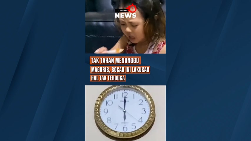 Tak Tahan Menunggu Magrib, Bocah Ini Lakukan Hal Tak Terduga