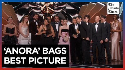 'Anora' wins best picture Oscar