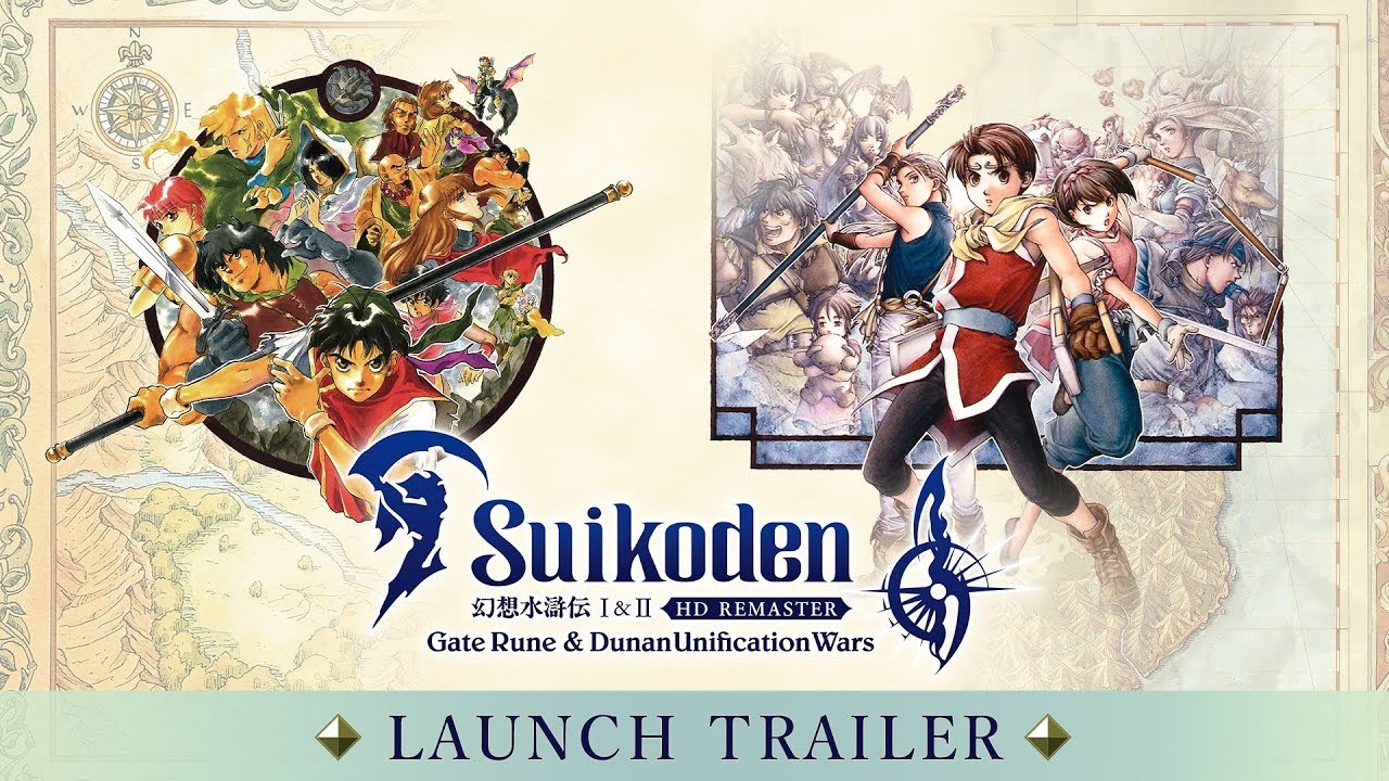 Suikoden I&II HD Remaster Gate Rune & Dunan Unification Wars - Trailer de lancement