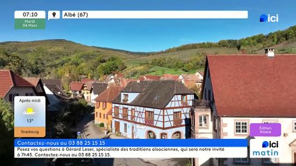 04/03/2025 - ici matin par ici Alsace en vidéo