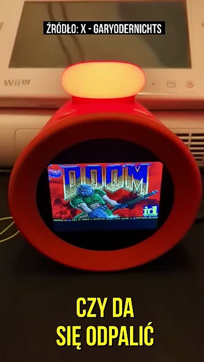 Haker odpalił DOOM'a na budziku