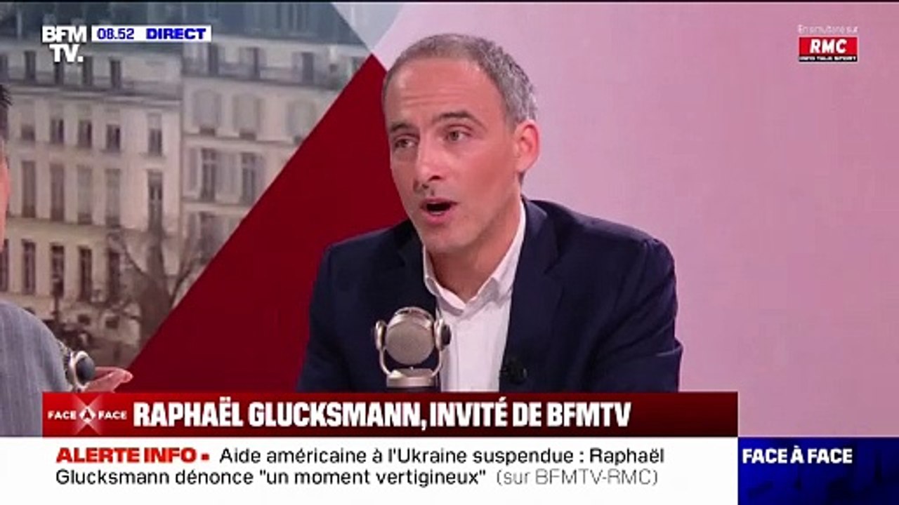 Guerre en Ukraine: "Ceux qui, au nom d'un pacifisme dévoyé, prônent la faiblesse (...) plongent nos pays dans la crise", affirme Raphaël Glucksmann (député européen Place publique)