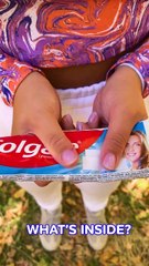 Look  What We Found In the Toothpaste!😱