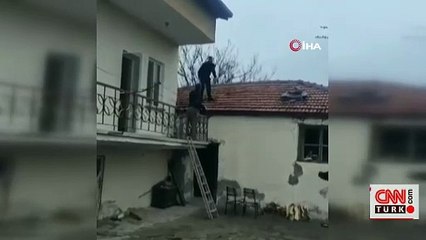 Aksaray'da polisin suçluyla imtihanı kamerada: "10 sene yattım, gelme ağabey öldürürüm kedimi''