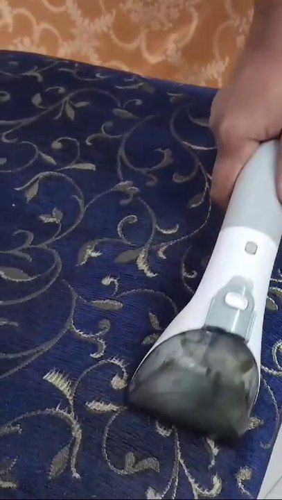 AGARO Crest Portable Spot Cleaner, Super Suction Cleaning Machine, Stain Remover, Multi-Purpose Portable Carpet and Upholstery Cleaner, with Replacement Heads, Pet Stain Vacuum, White.