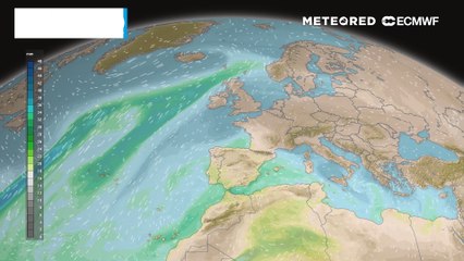Un río atmosférico impactará contra el este peninsular y agravará las lluvias