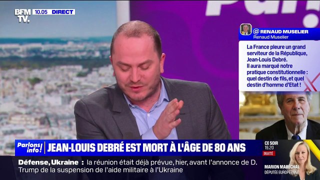 Un grand connaisseur et serviteur de nos institutions : La classe politique rend hommage à Jean-Louis Debré, décédé à l'âge de 80 ans