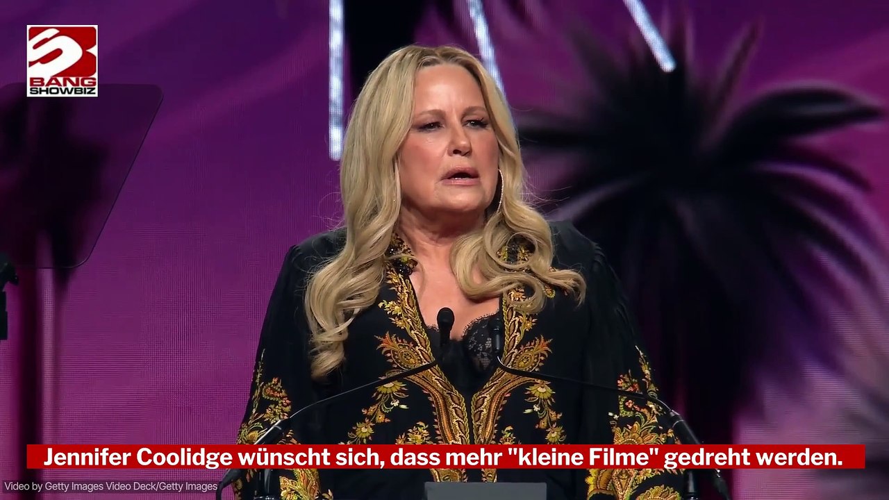 Jennifer Coolidge: Sie setzt sich gerne für 'kleine Filme' ein