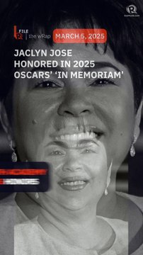 Jaclyn Jose honored in 2025 Oscars’ ‘in memoriam’ section