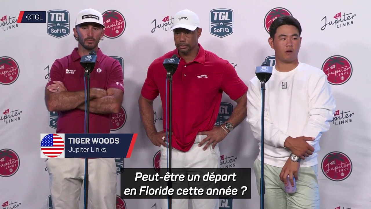 TGL - Woods : “Je n'ai pas vraiment le cœur à m'entraîner”