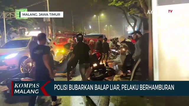 Meresahkan Warga, Polisi Bubarkan Balap Liar di Kota Malang