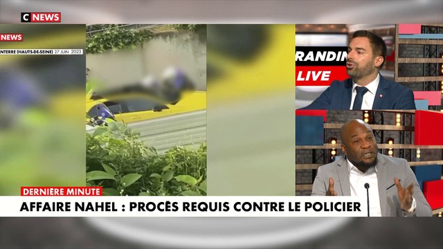 Echange tendu entre J. Odoul et V. Barny à propos du procès requis pour meurtre dans l'affaire Nahel