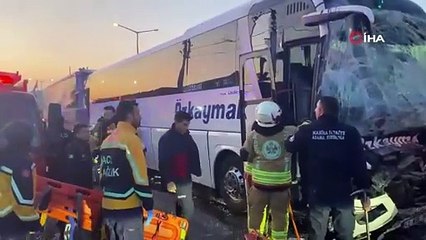 Manisa’daki zincirleme kazanın görüntüleri ortaya çıktı