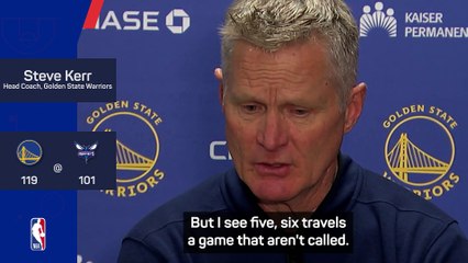 Kerr fumes at lack of traveling violations called