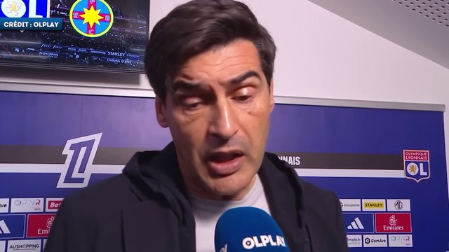 Paulo Fonseca : Je m'excuse, je ne devais pas faire ça