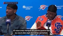 OKC - Shai Gilgeous-Alexander : ''Ce n'est pas aussi excitant que la première fois