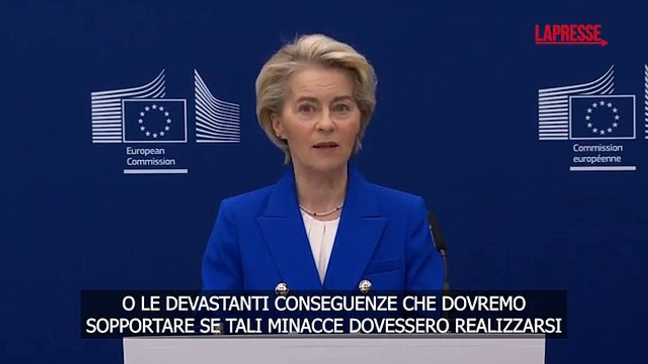 Von der Leyen: «Viviamo in un'epoca di crisi, la nostra sicurezza è minacciata»