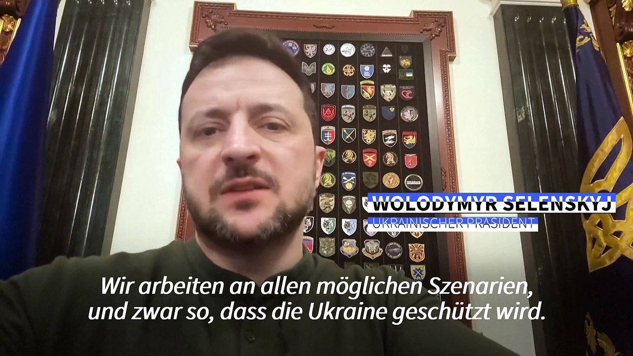 Selenskyj besteht auf Sicherheitsgarantien für die Ukraine