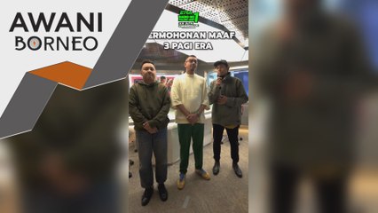 Tiga penyampai Radio Era mohon maaf secara terbuka