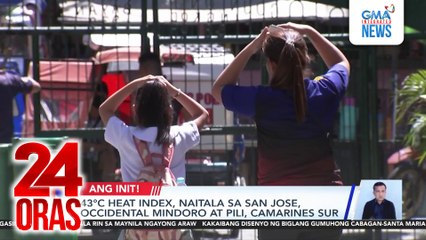 43℃ heat index, naitala sa San Jose, Occidental Mindoro at Pili, Camarines Sur | 24 Oras