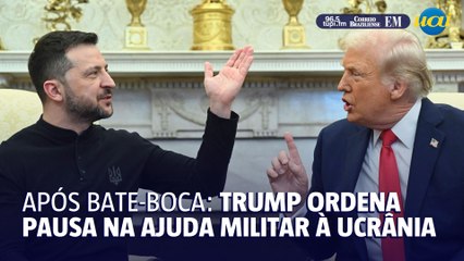Trump ordena pausa na ajuda militar dos EUA à Ucrânia