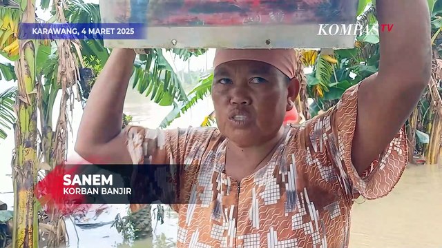 Karawang Banjir, Warga Mulai Cari Tempat Pengungsian | BENCANA BANJIR