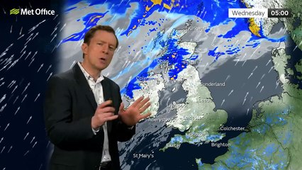 Met Office Tuesday afternoon weather forecast 04/03/2025