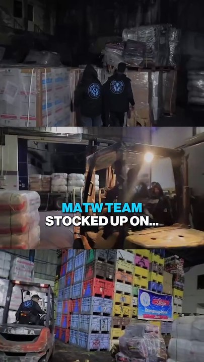 🚨Despite the blockade, MATW are prepared and ready for distributions in Palestine🚨