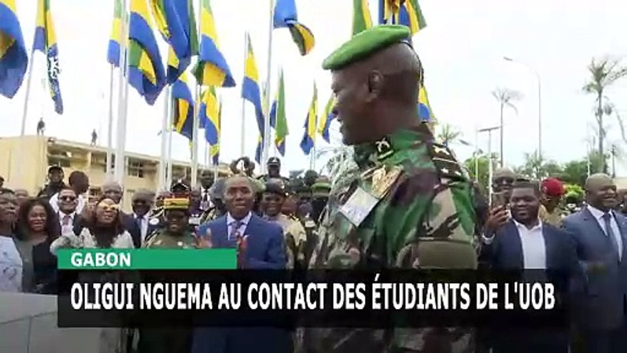 [#Reportage] Gabon : Oligui Nguema au contact des étudiants de l'UOB