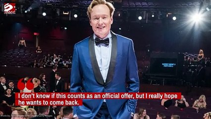 Oscars team wants Conan O'Brien to return in 2026