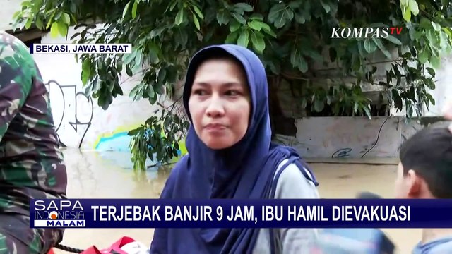 Cerita Ibu Hamil Dievakuasi dari Banjir Setelah 9 Jam Bertahan di Atap Rumah | BENCANA BANJIR