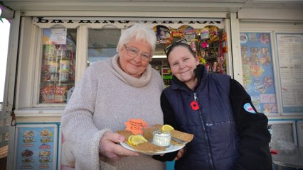 Stella Brennan-Wright is celebrating Shrove Tuesday, Pancake Day, at The Old Bathing Station Kiosk in Bexhill