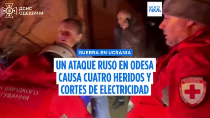 Un ataque ruso deja cuatro heridos en Odesa y causa cortes de suministro energético