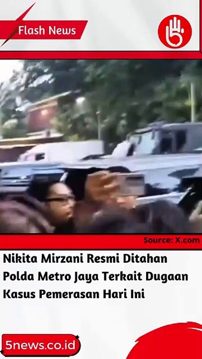 Nikita Mirzani Resmi Ditahan Polda Metro Jaya Terkait Dugaan Kasus Pemerasan Hari Ini
