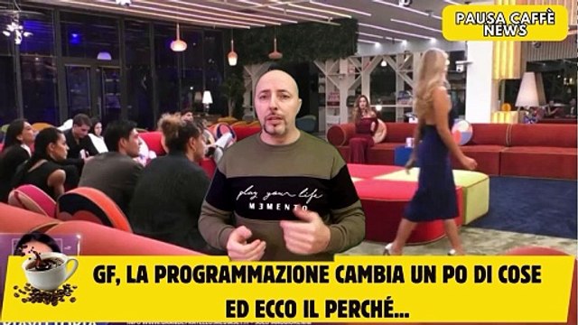 GF, la programmazione cambia un po di cose ed ecco il perché...