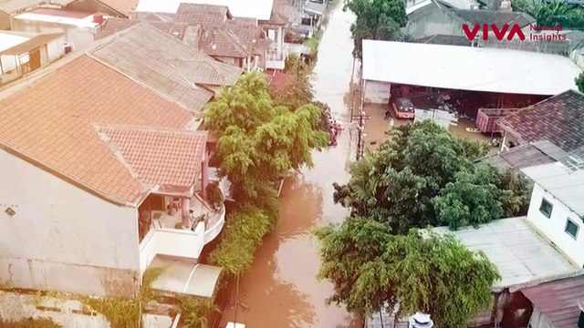 Banjir Parah Bekasi yang Bikin Lumpuh Aktivitas Warga