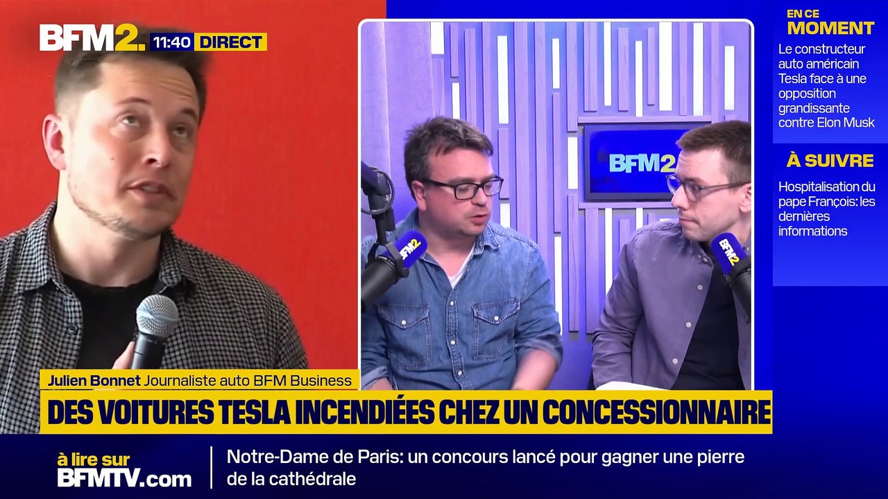 Face aux positions politiques d'Elon Musk, les actions anti-Tesla se multiplient