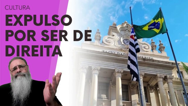 ALUNO termina CURSO de DIREITO da USP, mas É EXPULSO por SER de DIREITA: PROCESSO de CAÇA as BRUXAS