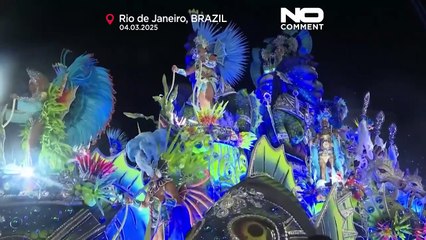Carnaval do Rio: escolas de samba iluminam o Sambódromo