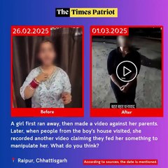 A girl first ran away, then made a video against her parents.