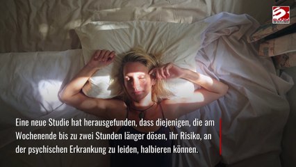 Am Wochenende morgens im Bett bleiben, senkt Risiko von Depressionen